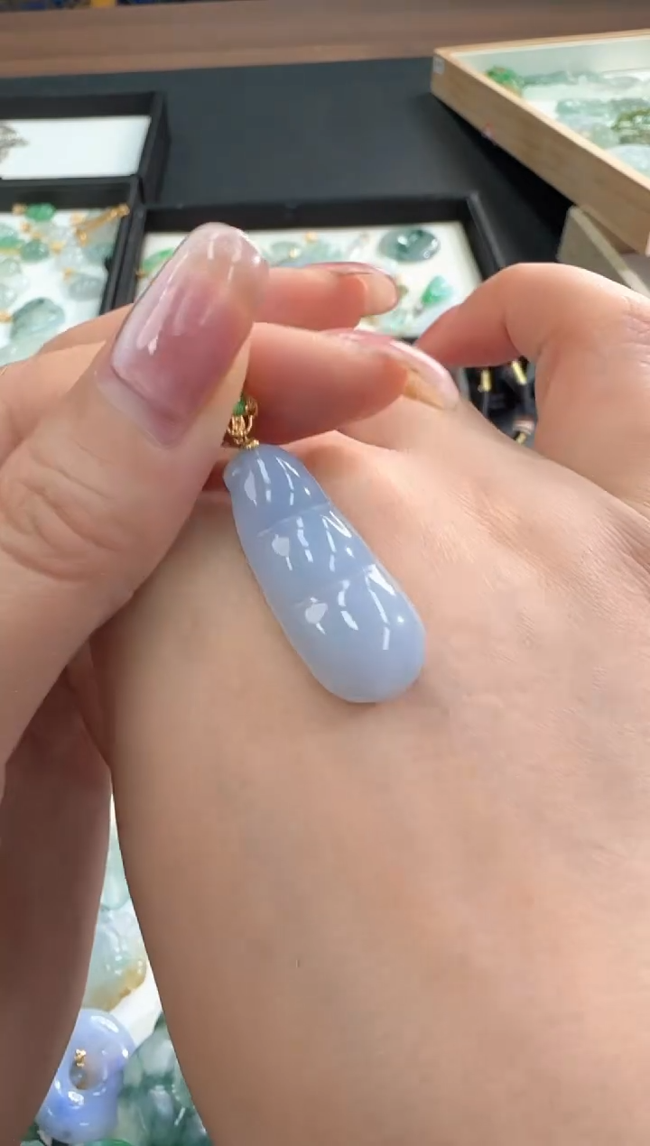 【闪购商品】翡翠颈饰18K金镶嵌250213266