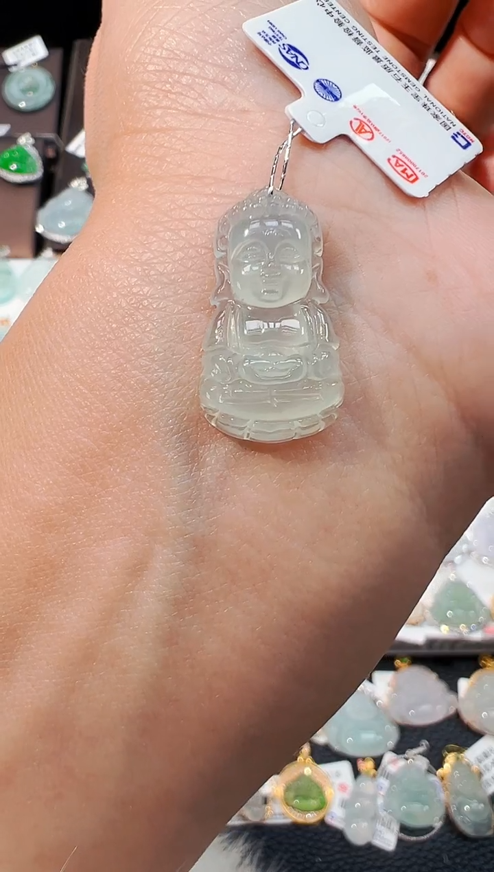 吊坠(不含链)未镶嵌翡翠宝宝佛