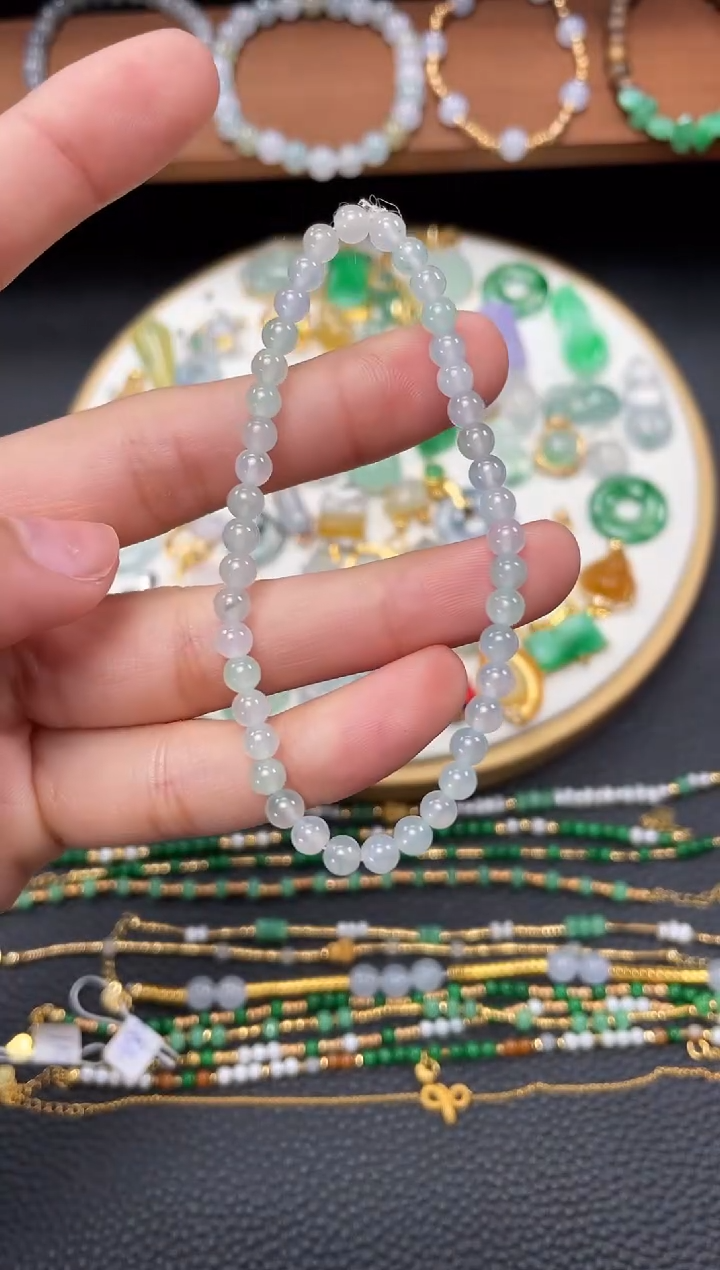 【闪购商品】翡翠套链未镶嵌一个   JK203