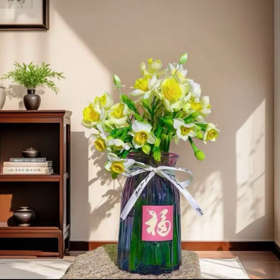 【新鲜现摘】漳州水仙花鲜切花花束带花带画报水培清香好闻