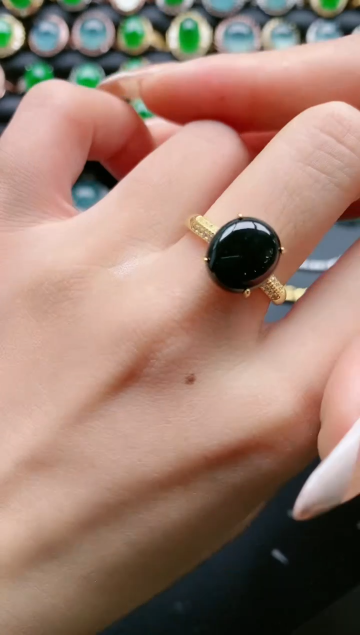 【闪购商品】翡翠戒指银S925镶嵌11111111