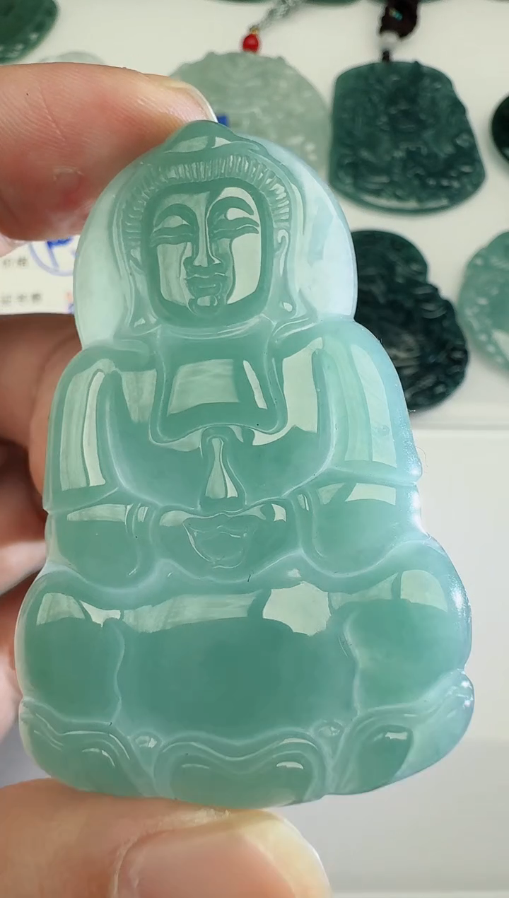 【闪购商品】翡翠吊坠(不含链)未镶嵌多样性随机发其一