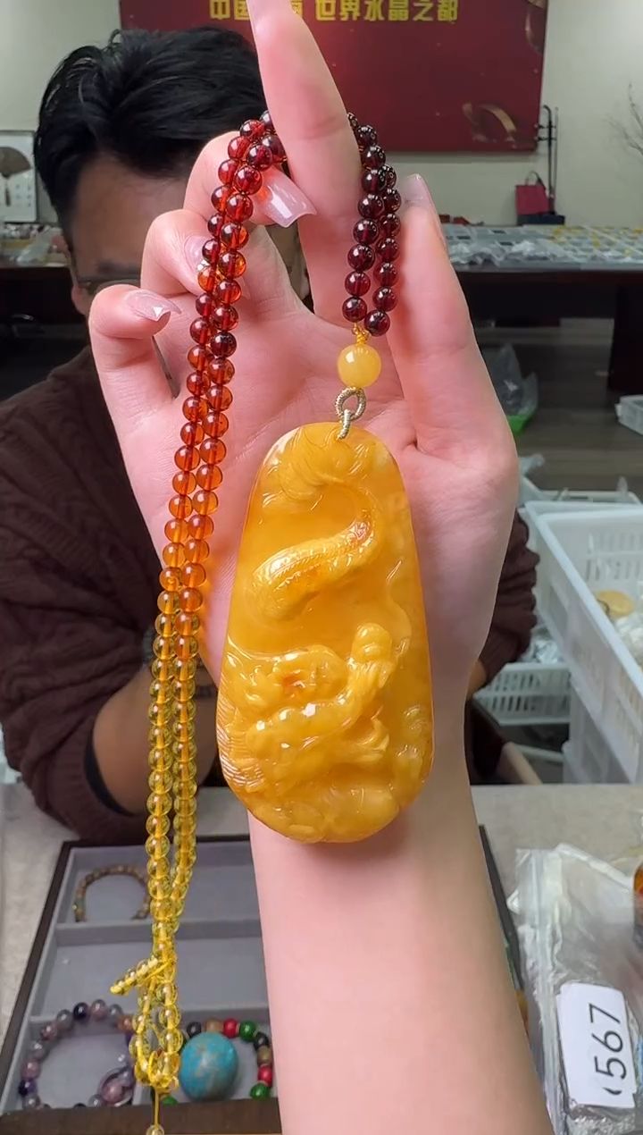 【闪购商品】蜜蜡颈饰未镶嵌052     