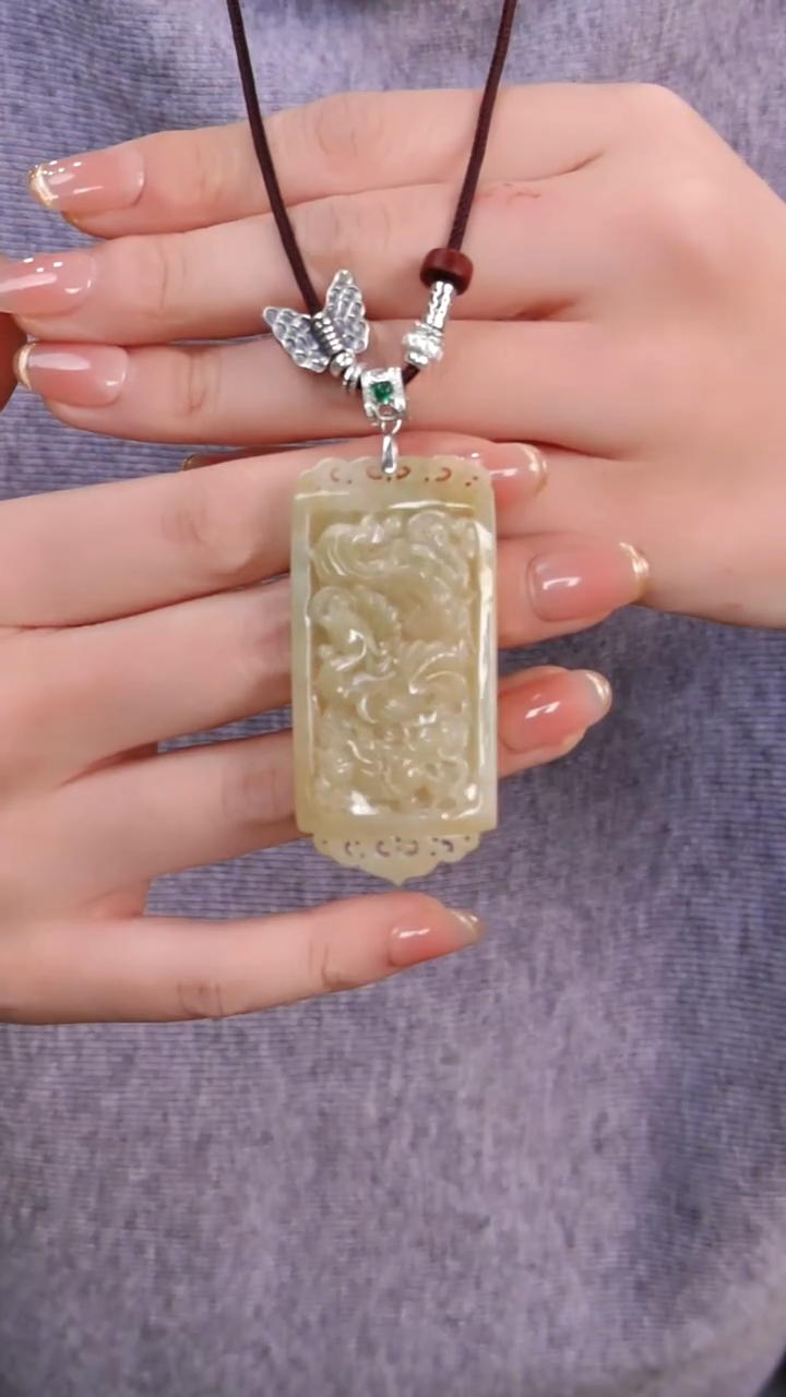 颈饰未镶嵌翡翠国风