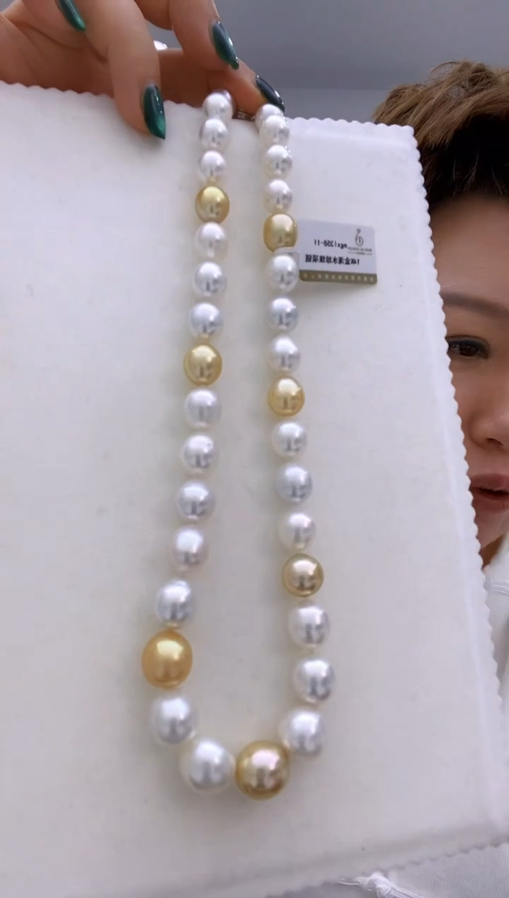 【闪购商品】海水珍珠项链未镶嵌205 9-12.5mm