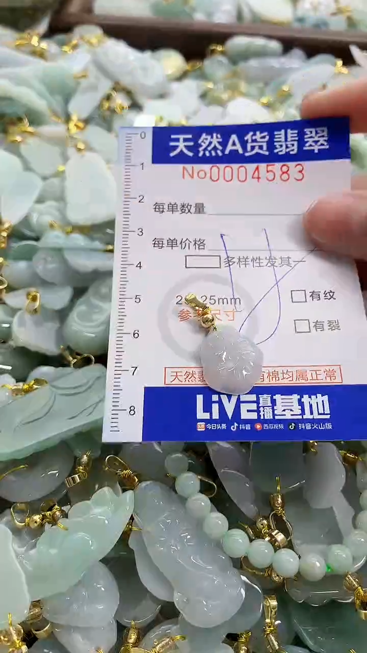 颈饰未镶嵌翡翠天然A货翡翠