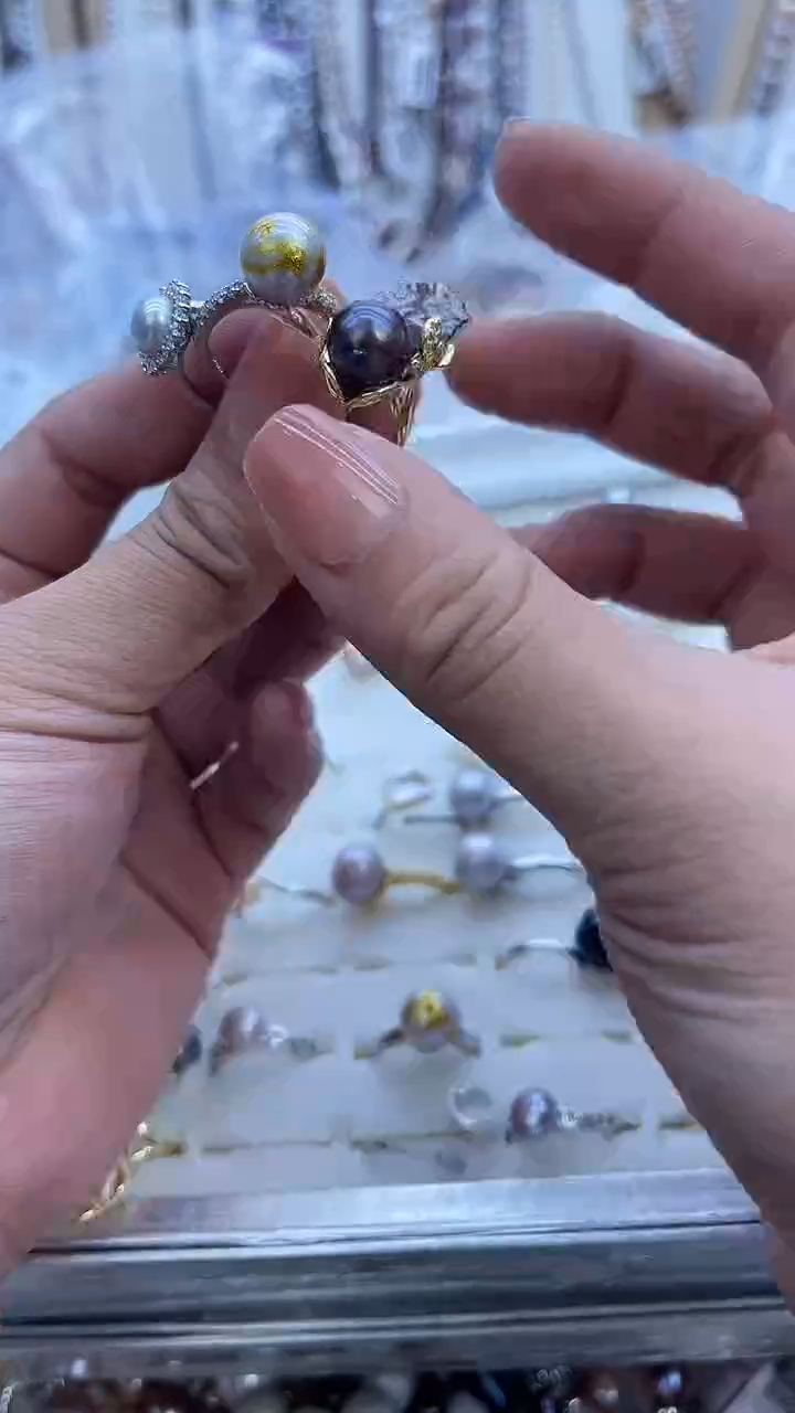 【闪购商品】淡水珍珠戒指未镶嵌987