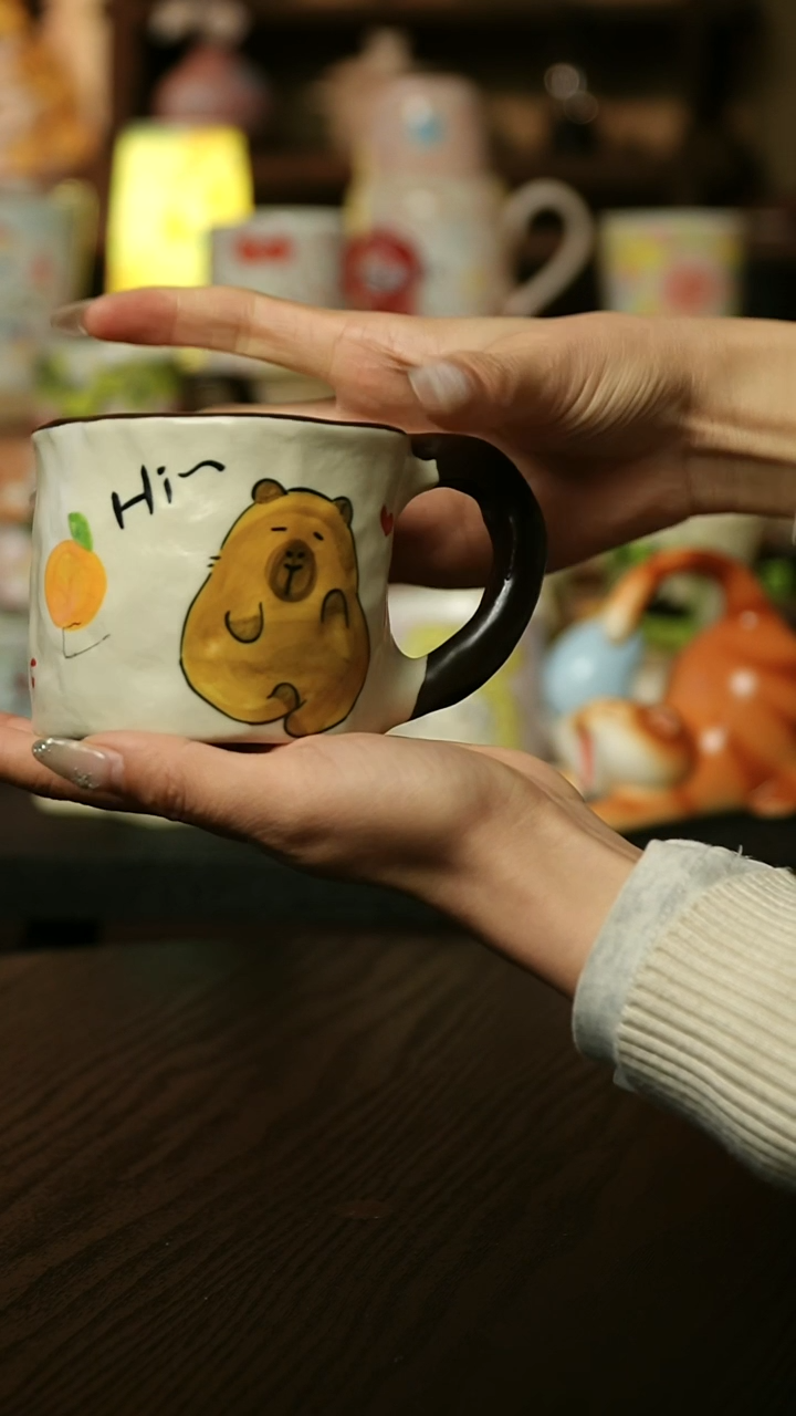 【闪购商品】杯子陶瓷景德镇高温釉下彩&A547