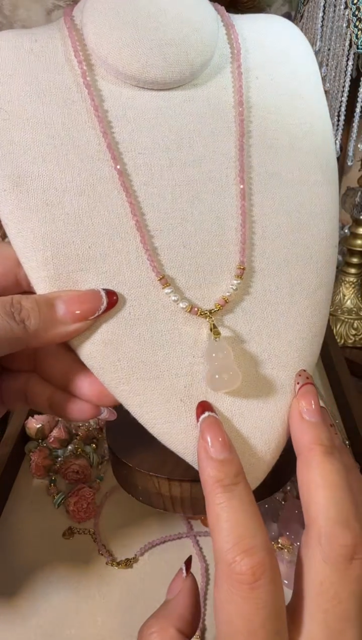 项链未镶嵌淡水珍珠葫芦  006