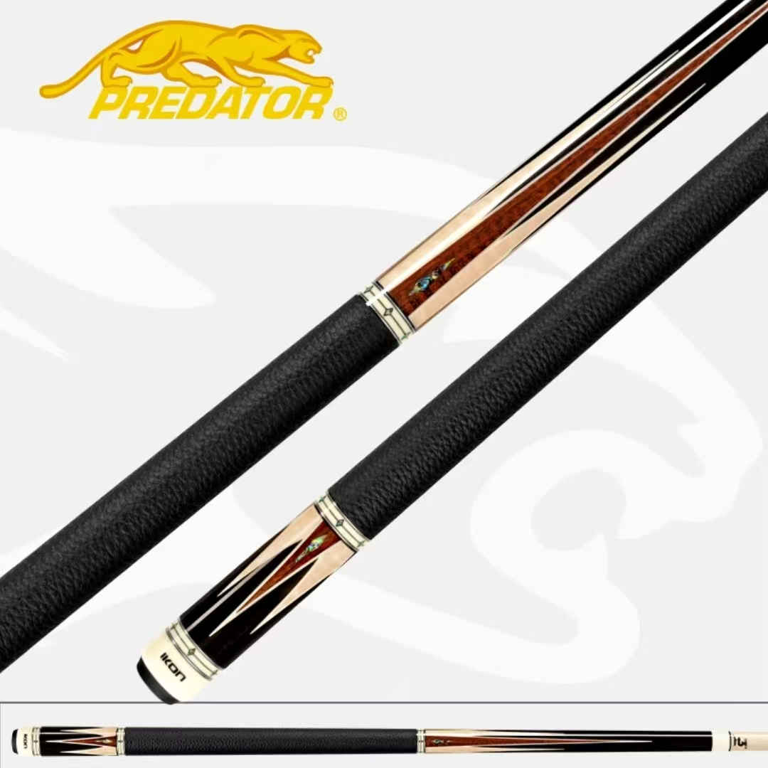 PREDATOR美洲豹台球杆IKON4中式黑八美式九球大头球杆官方正品