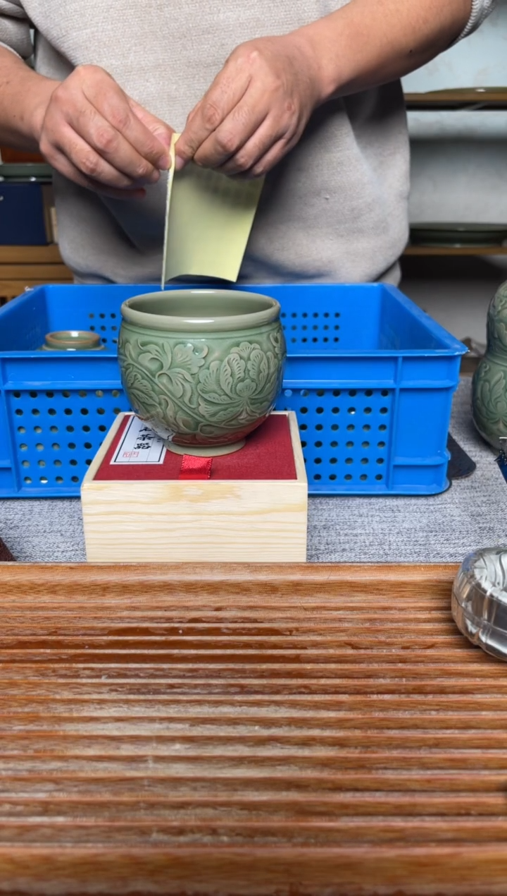 【闪购商品】其他102纯手工秘色大缸杯