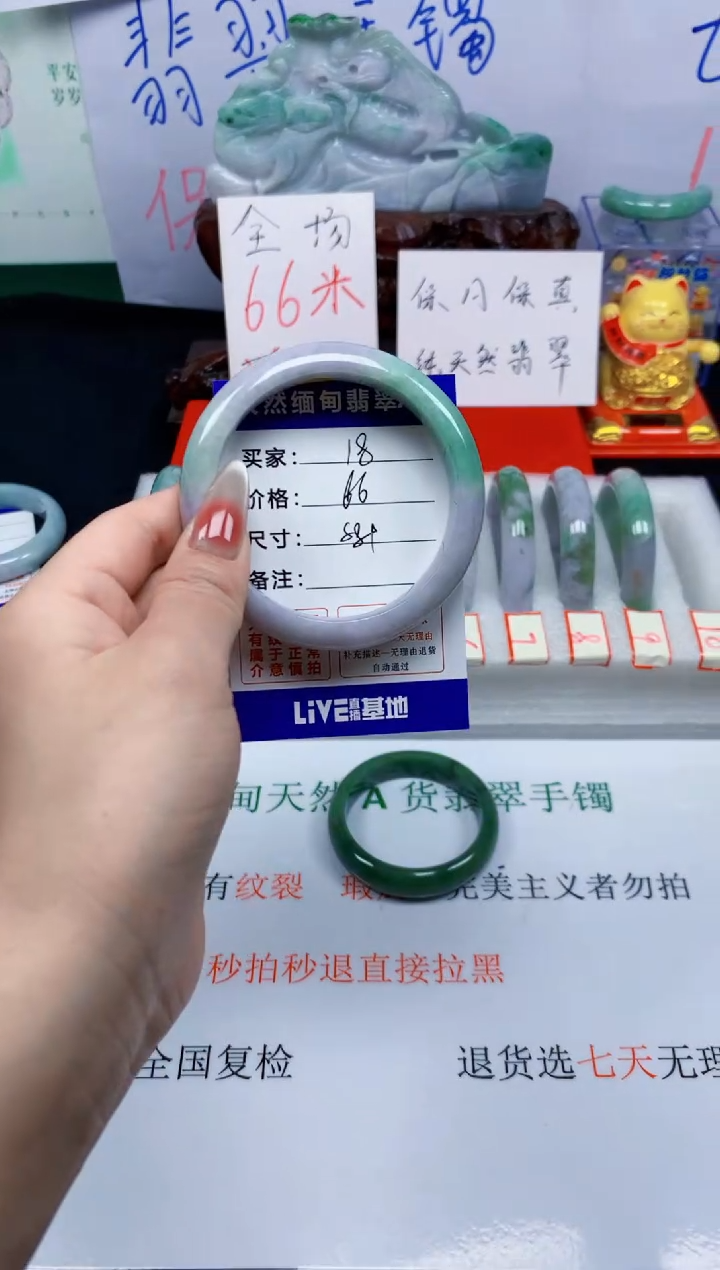 未镶嵌手镯翡翠18