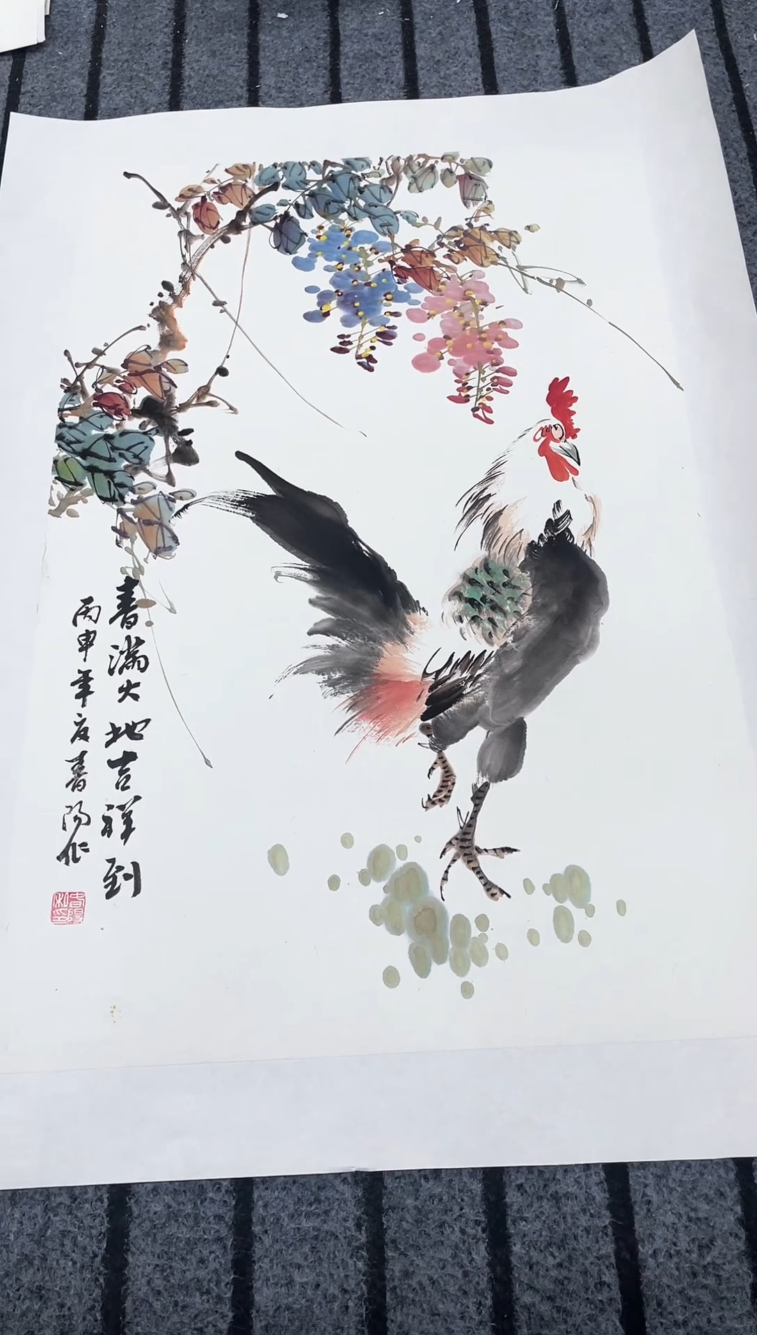 精品国画花鸟作品