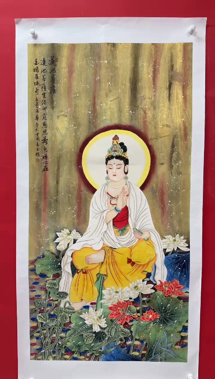 国画画家陆远华纯手绘原作
