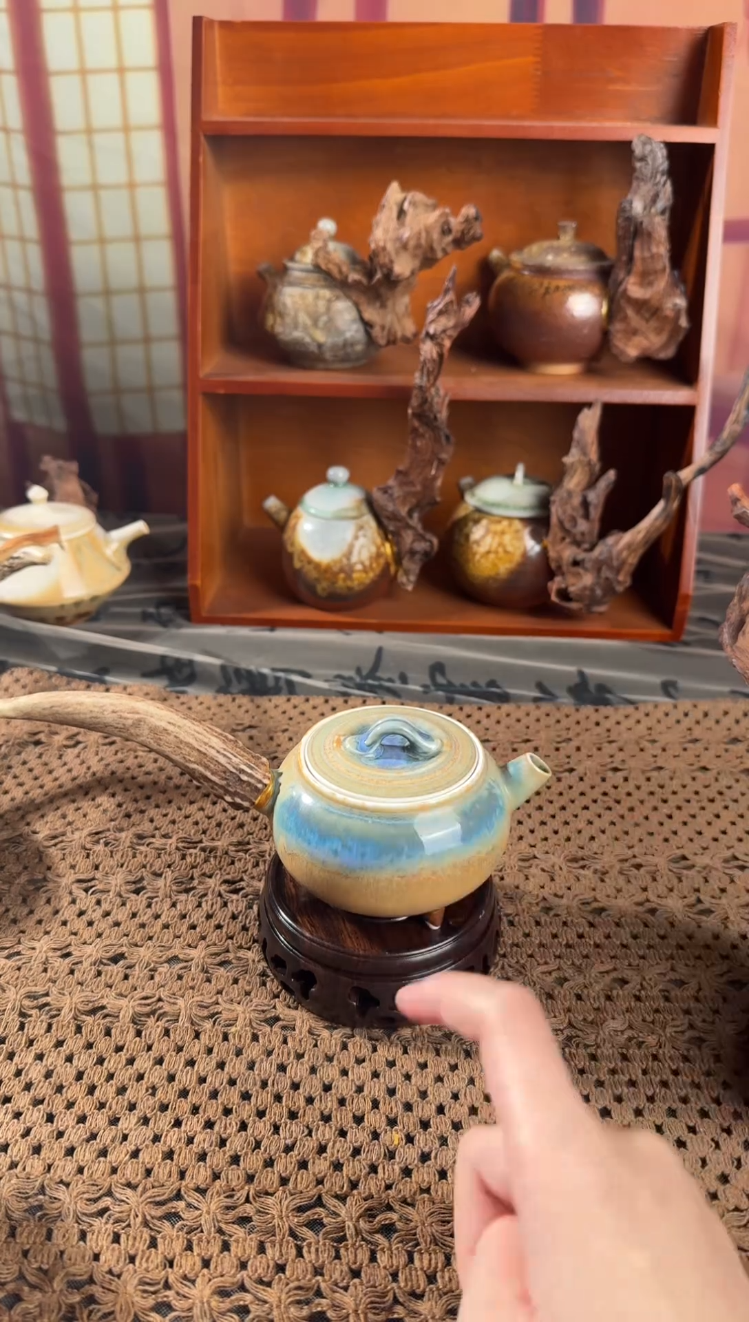 原创手工柴烧茶壶