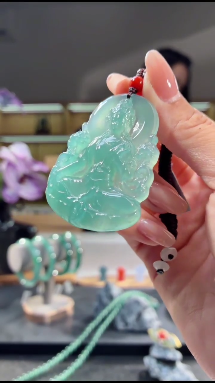 吊坠(不含链)未镶嵌翡翠度母