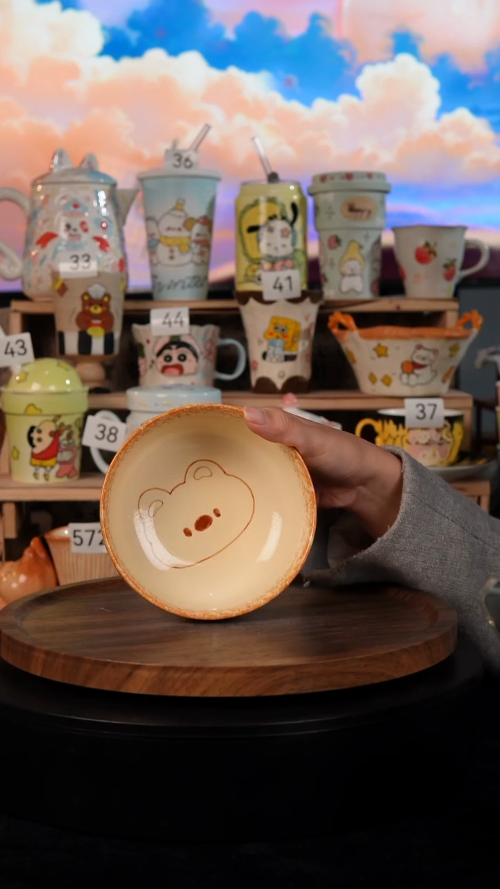 陶瓷双饮款景德镇手工陶瓷