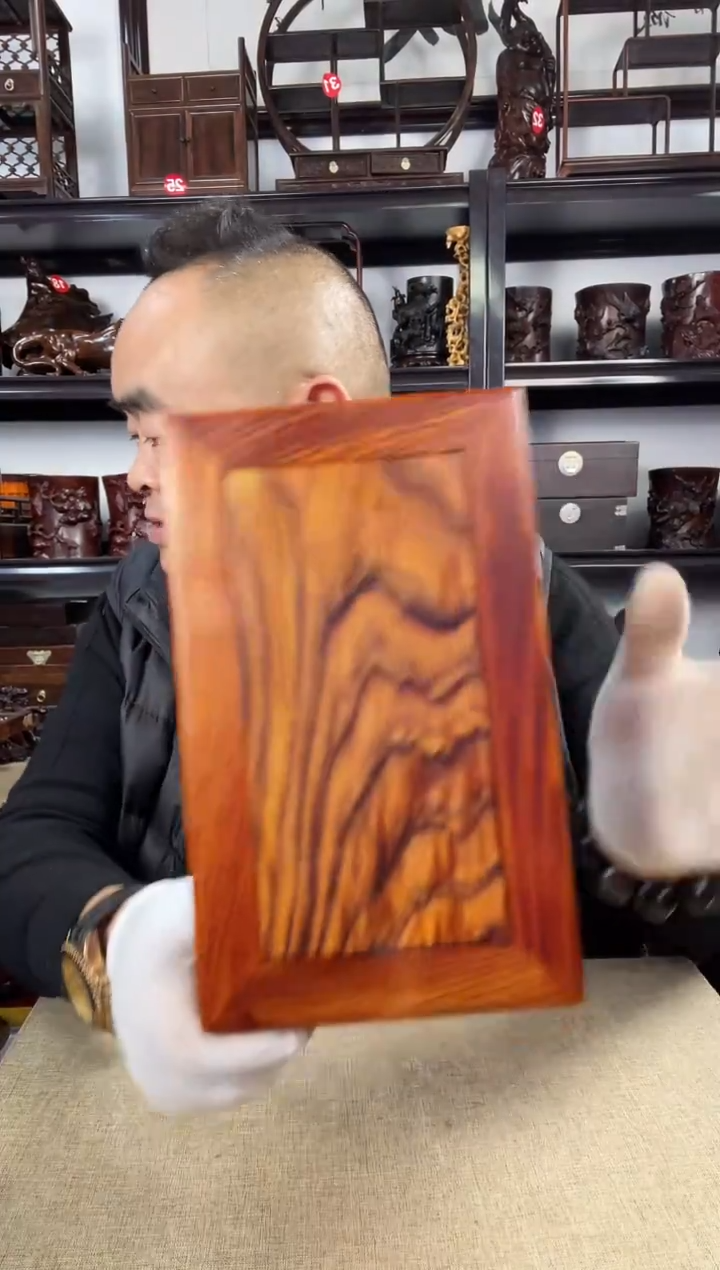 木老李红木工艺品783瑕疵