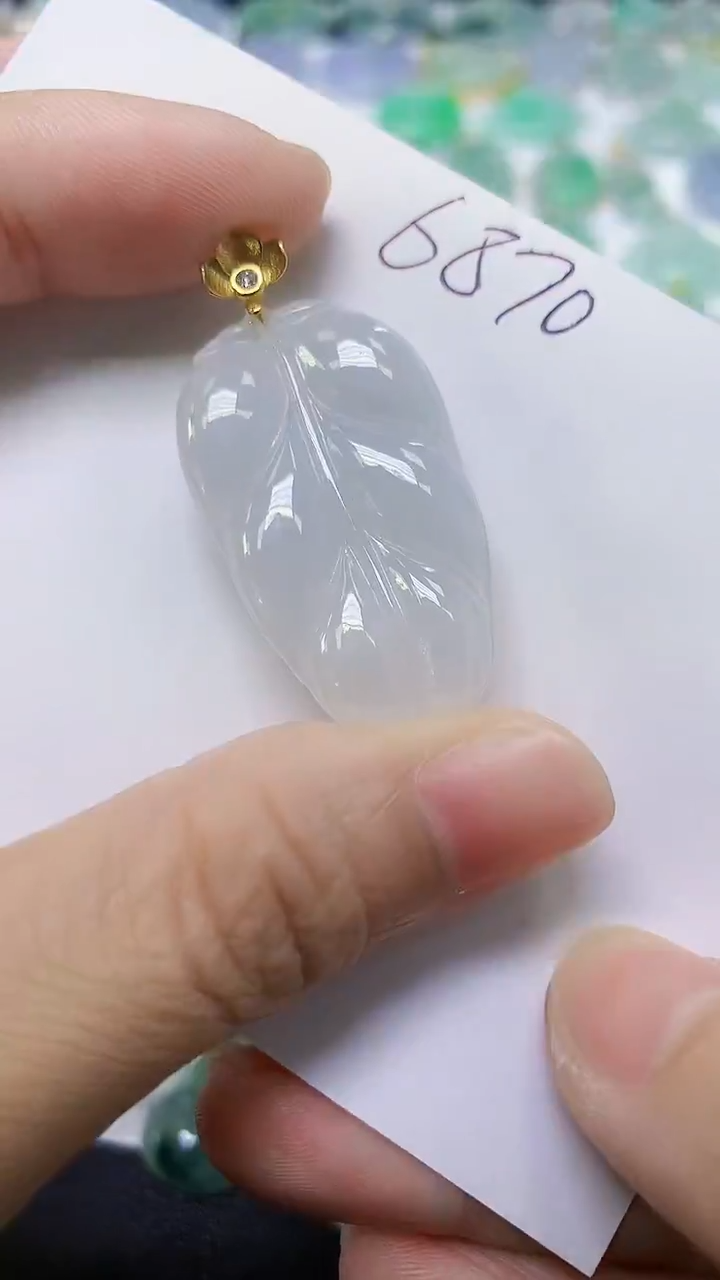翡翠未镶嵌颈饰天然自然緬甸A貨翡翠