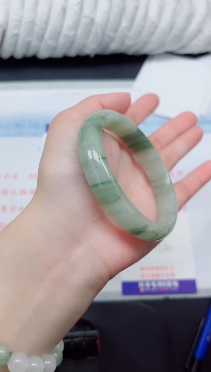 【闪购商品】石英质玉手镯未镶嵌311#56