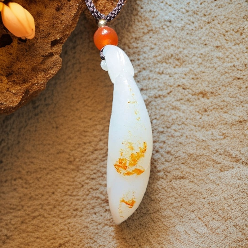 和田玉吊坠(不含链)未镶嵌