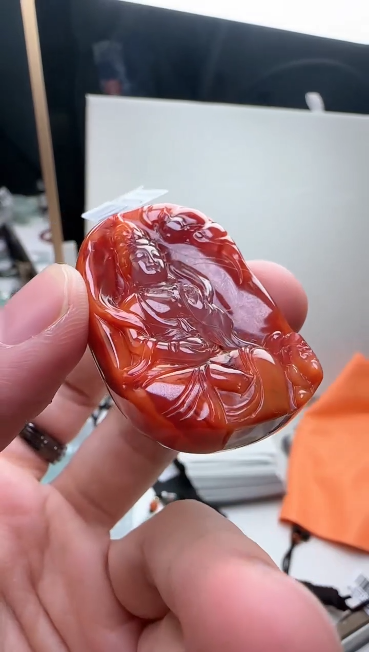 【闪购商品】南红玛瑙吊坠(不含链)未镶嵌南红观音22