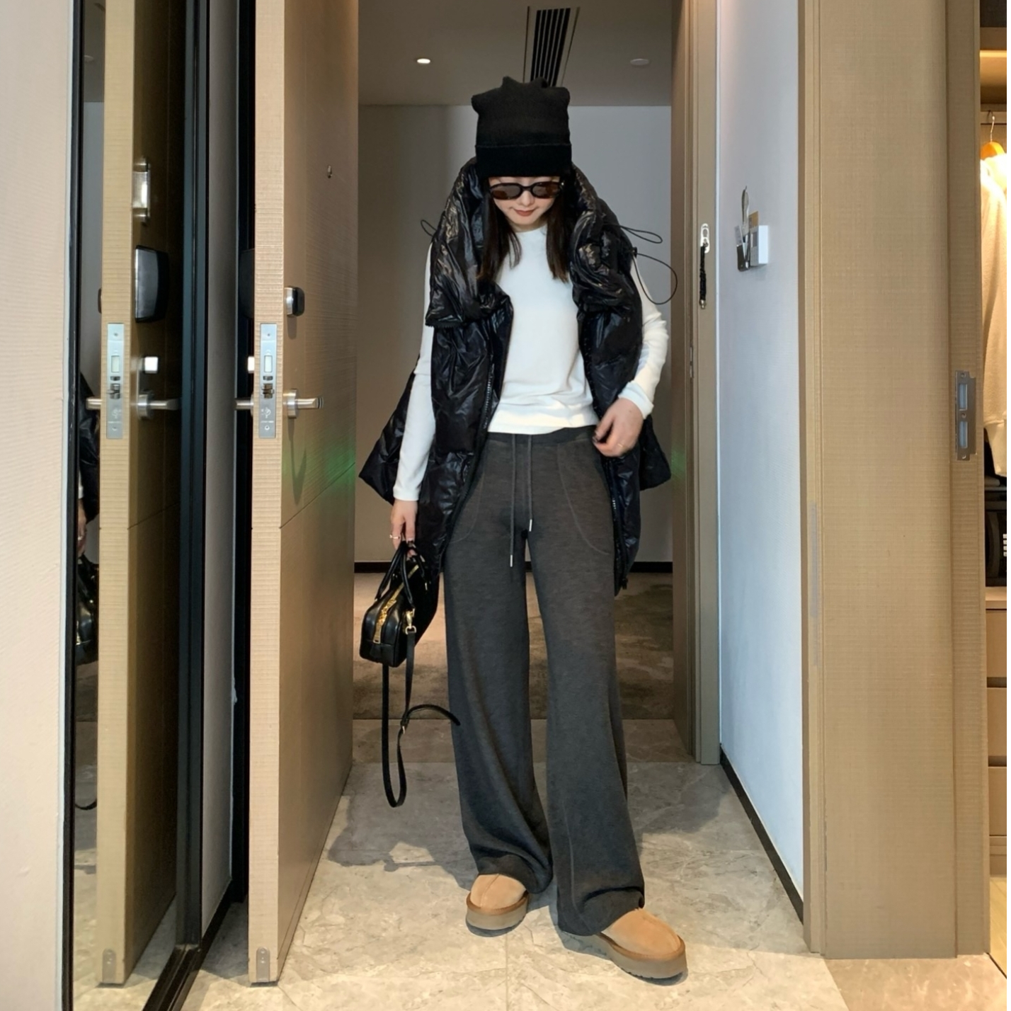 【海外购】复古保龄球包手提包单肩斜挎包MM