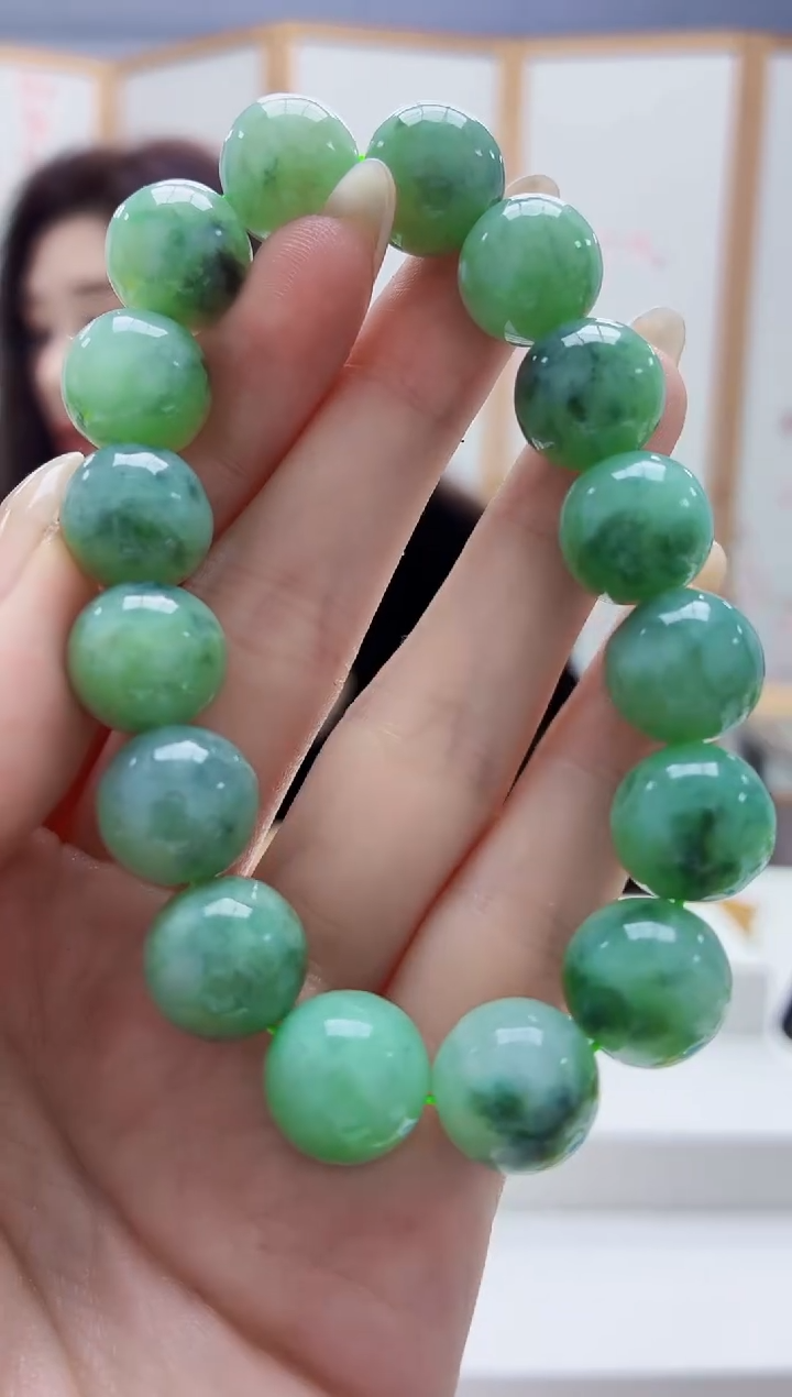 未镶嵌定制翡翠4829jw-毛货手串40