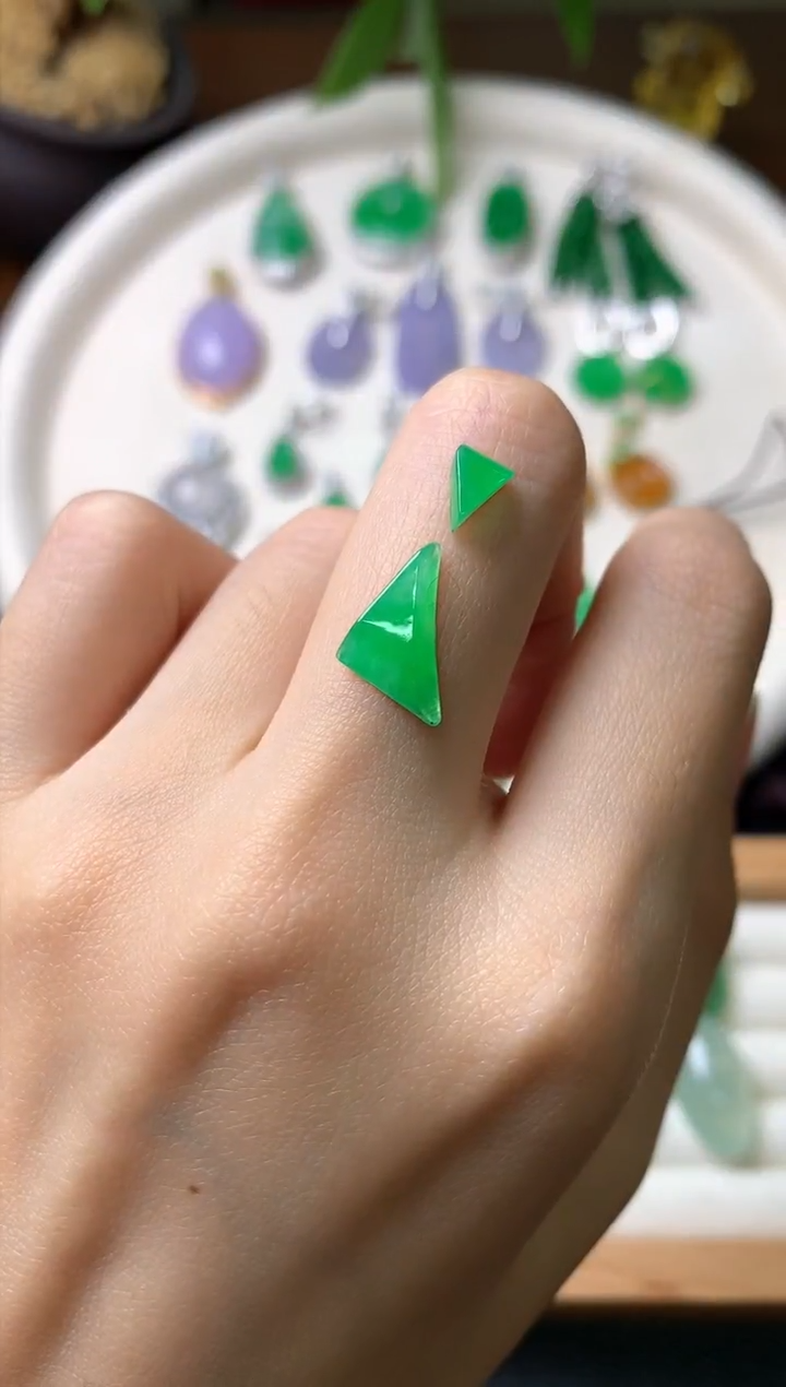 【闪购商品】定制翡翠未镶嵌裸石（镶嵌定制）