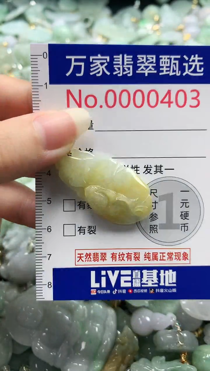 吊坠(不含链)未镶嵌翡翠0403