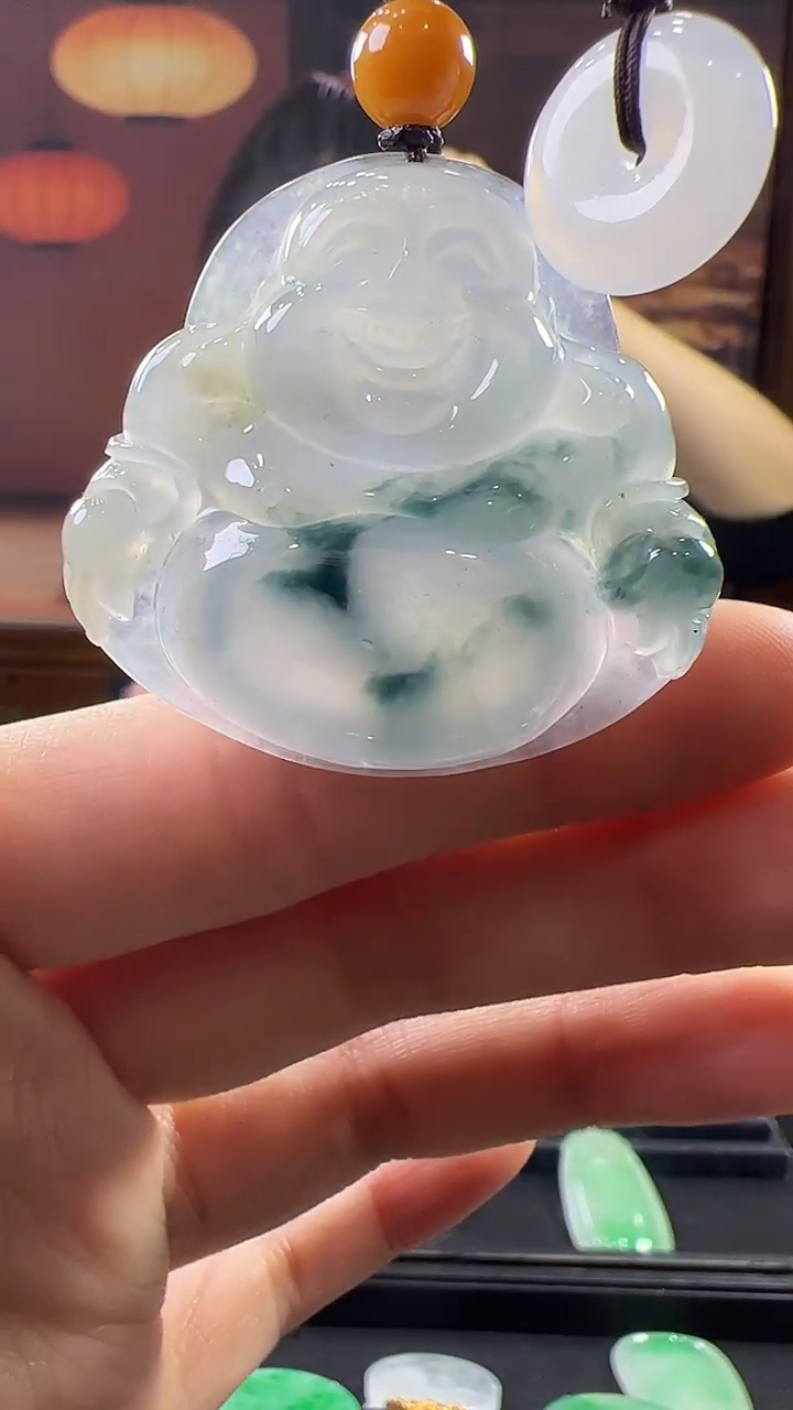 未镶嵌挂件翡翠佛公