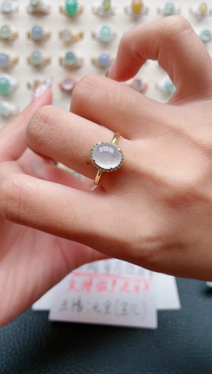 【闪购商品】翡翠戒指银S925镶嵌1111
