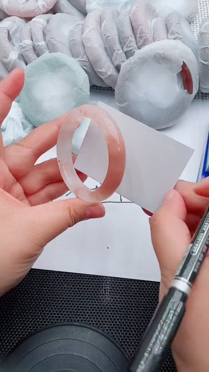 未镶嵌手镯石英质玉108-50-51