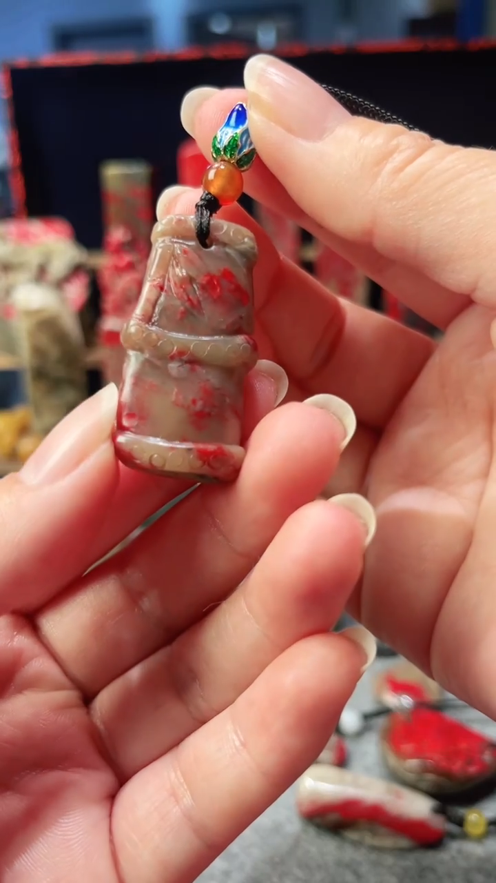 【闪购商品】昌化石昌化鸡血石挂件