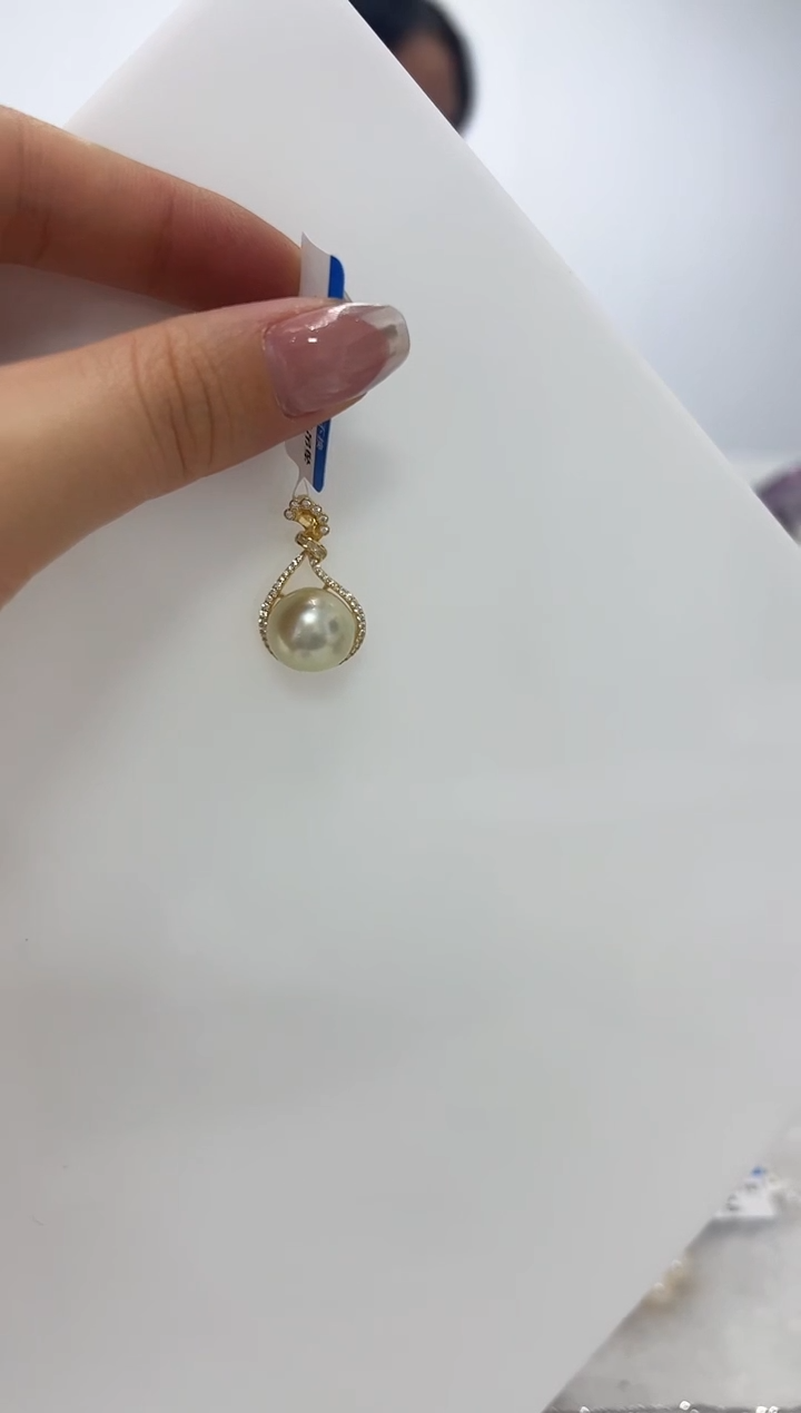 【闪购商品】海水珍珠DA银S925镶嵌吊坠 V3147