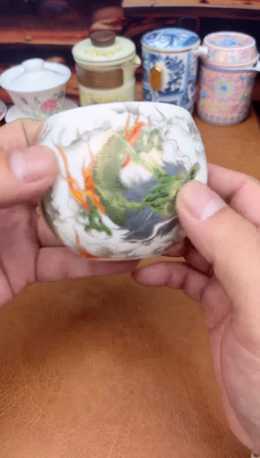 【闪购商品】陶瓷茶具摆件茶叶罐