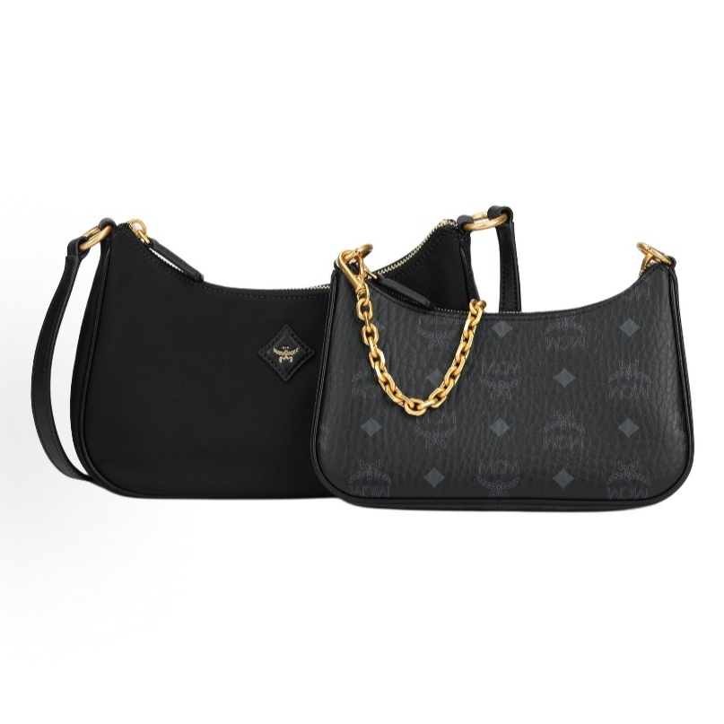 未使用 MCM Aren Duo 25年新款二合一单肩包小号