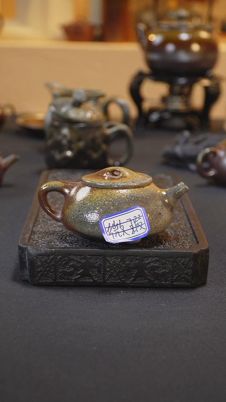 紫砂柴烧纯自然柴烧