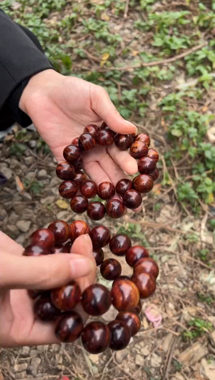 手串/手链黄花梨/降香黄檀A011紫油梨1.8圆珠手串288