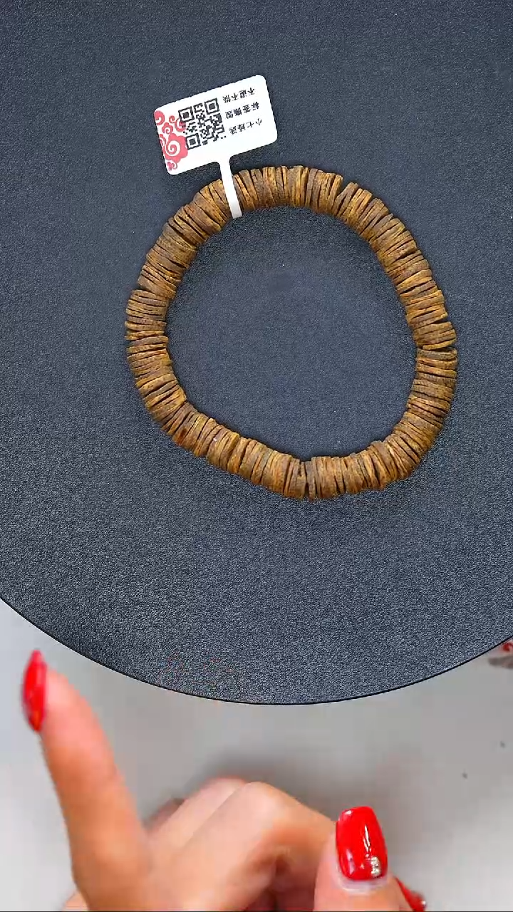 【闪购商品】沉香手串海南国香白棋沉水药片单圈