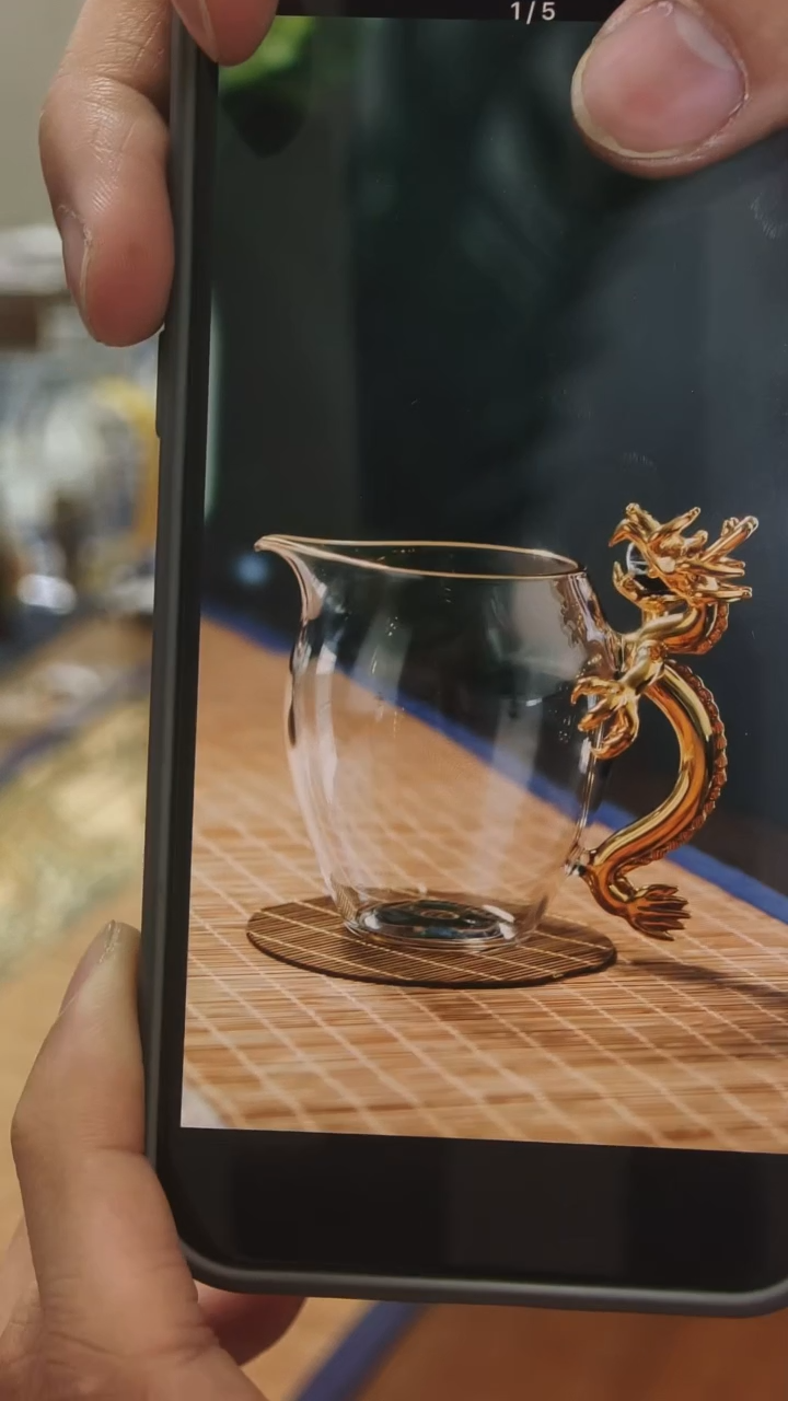 【闪购商品】金龙公道杯晶焱金标