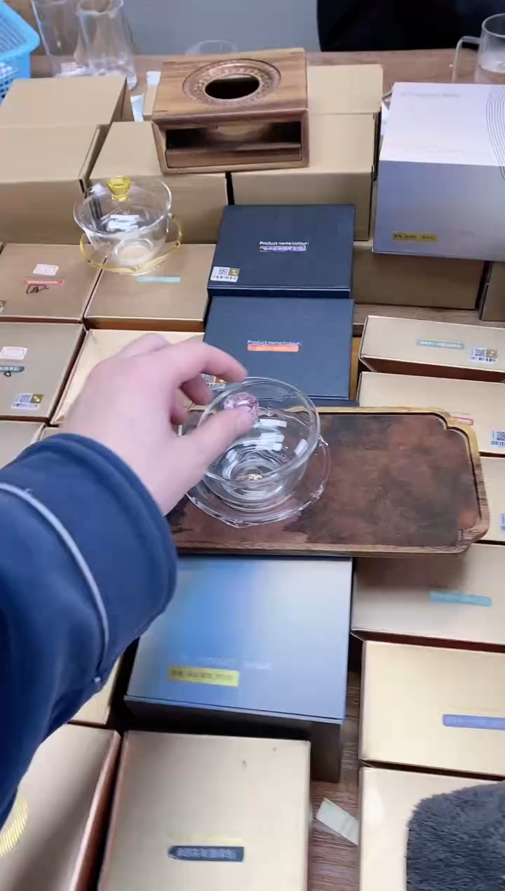 【闪购商品】孤品禾器沁莲盖碗浅粉色（无包装）