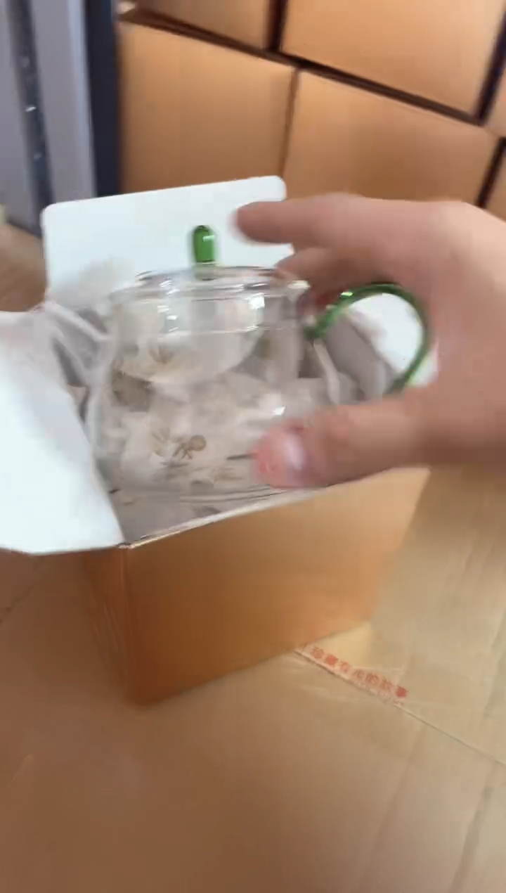 【闪购商品】样品瑕疵 禾器/晶彩青云壶/湖绿