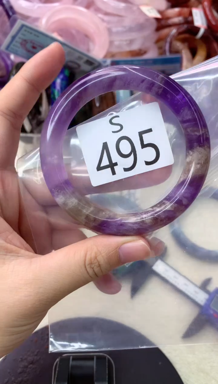 未镶嵌手镯水晶S495-55