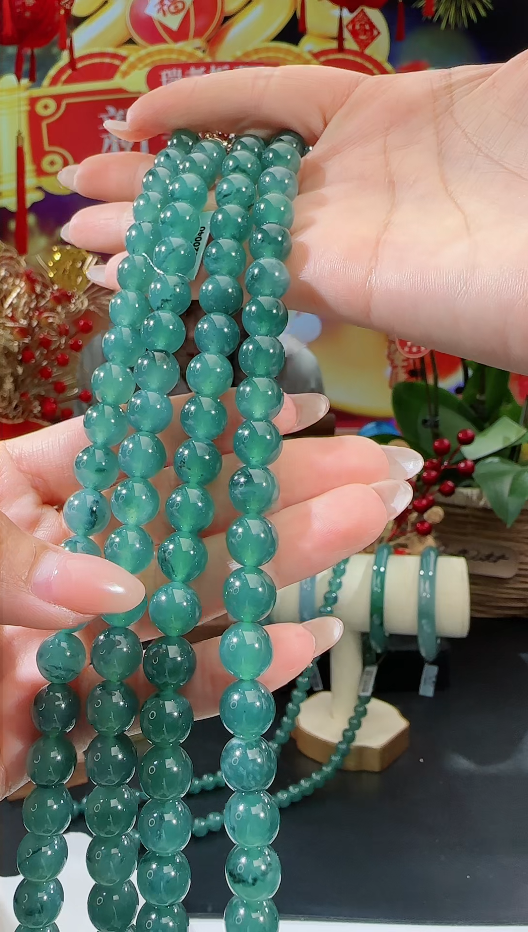 【闪购商品】翡翠项链未镶嵌长串多样性发一