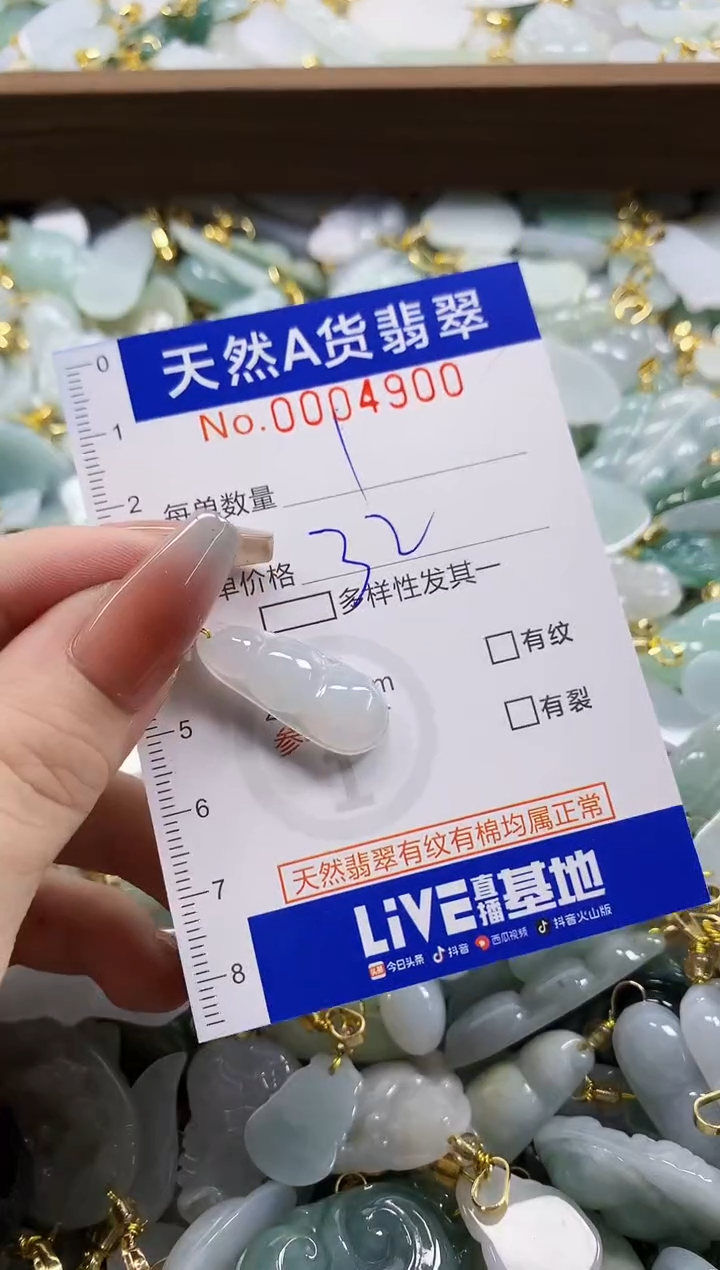 颈饰未镶嵌翡翠天然A货翡翠