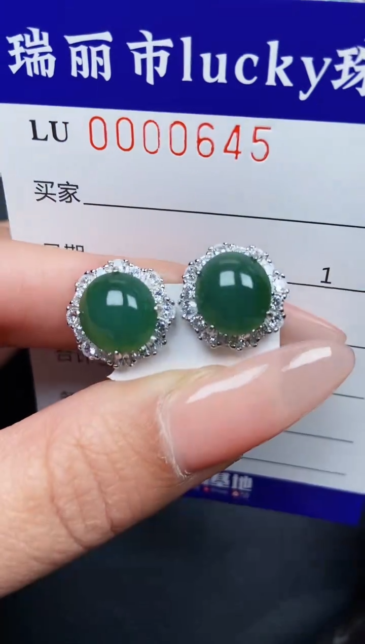 【闪购商品】翡翠颈饰银S925镶嵌0645