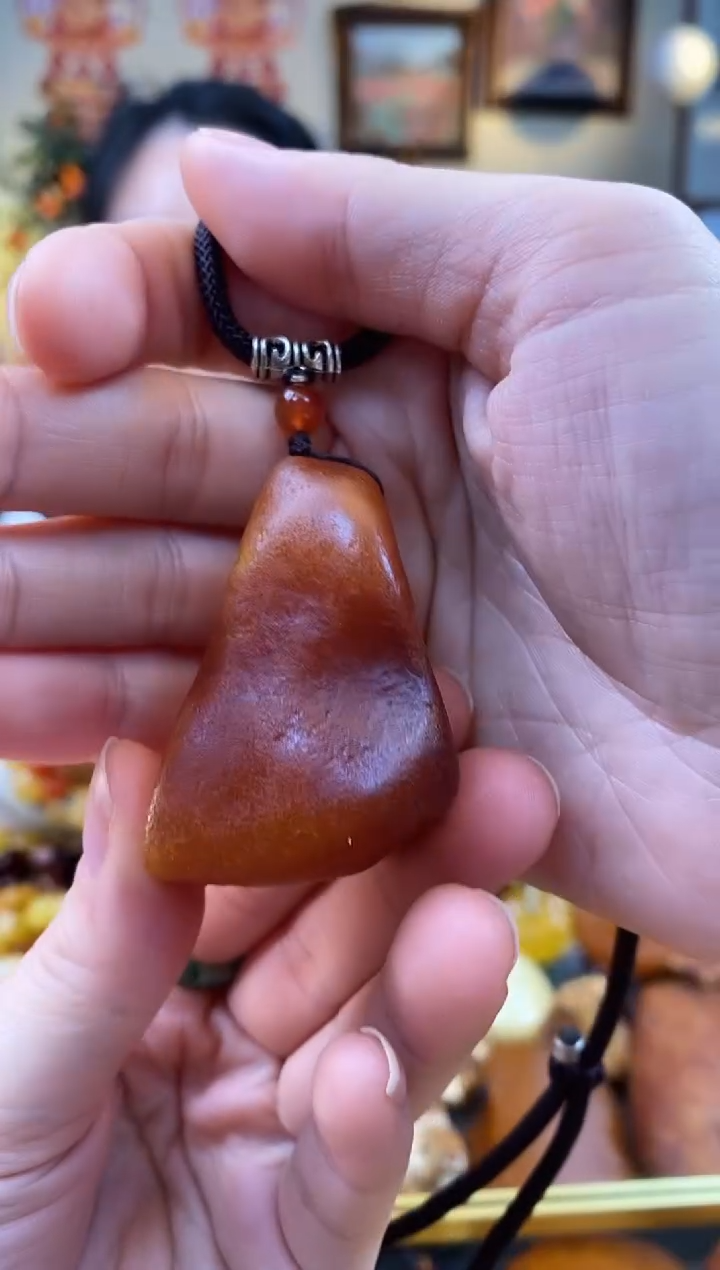 【闪购商品】未镶嵌琥珀颈饰吊坠