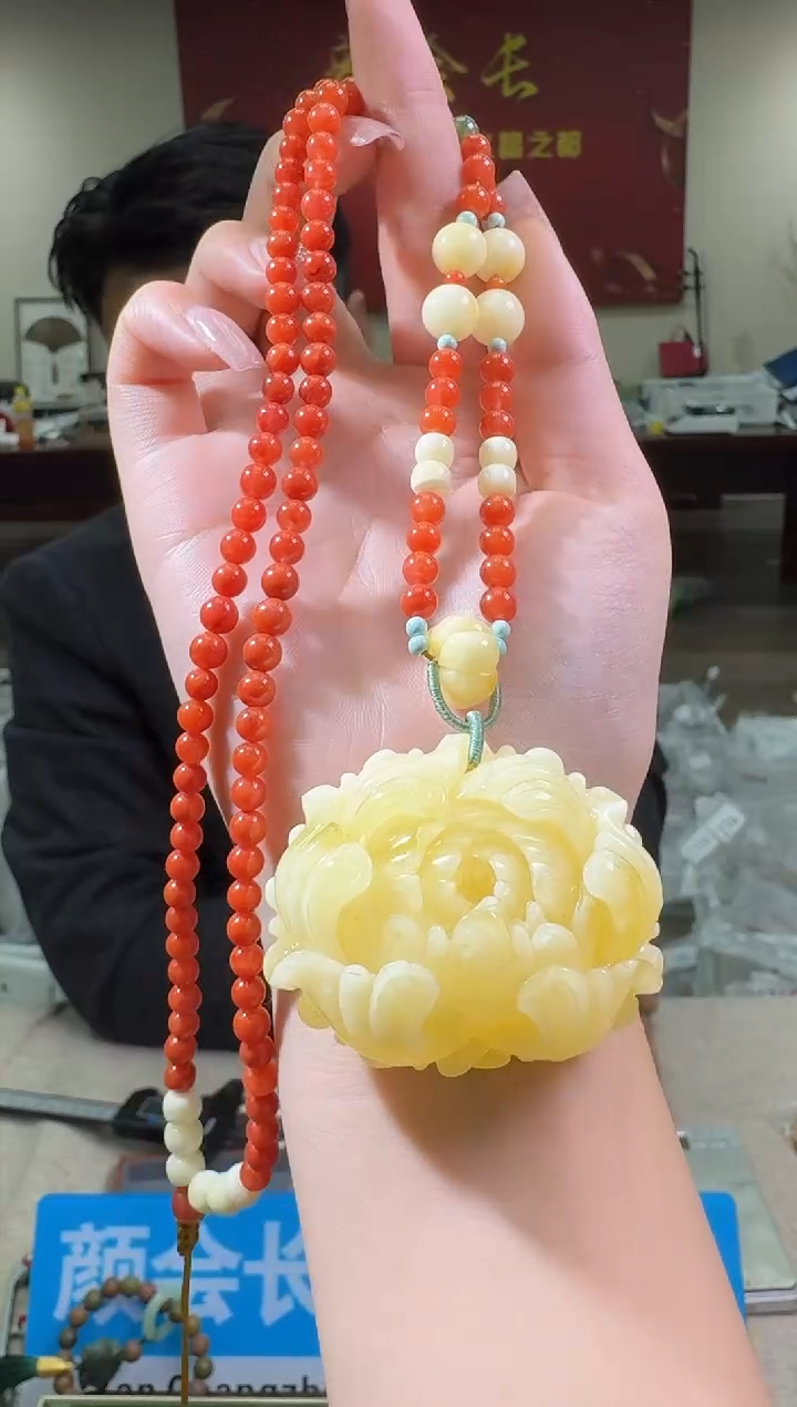 【闪购商品】蜜蜡颈饰未镶嵌多样性发一件 520