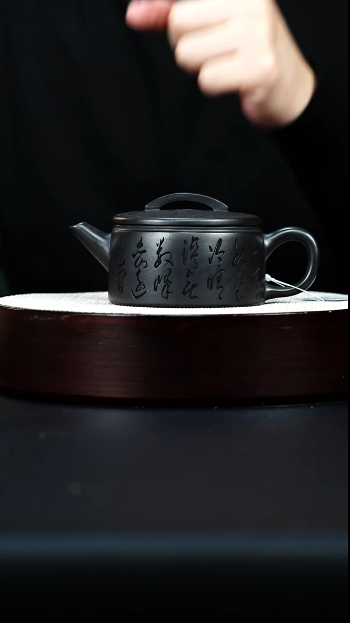 茶壶紫砂宜兴紫砂 汉瓦壶 2